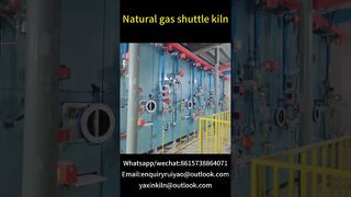 Lò nung khí tự nhiên #kilnmanufacturer #tunnelkiln #brickfactory#ceramics #gaskiln
